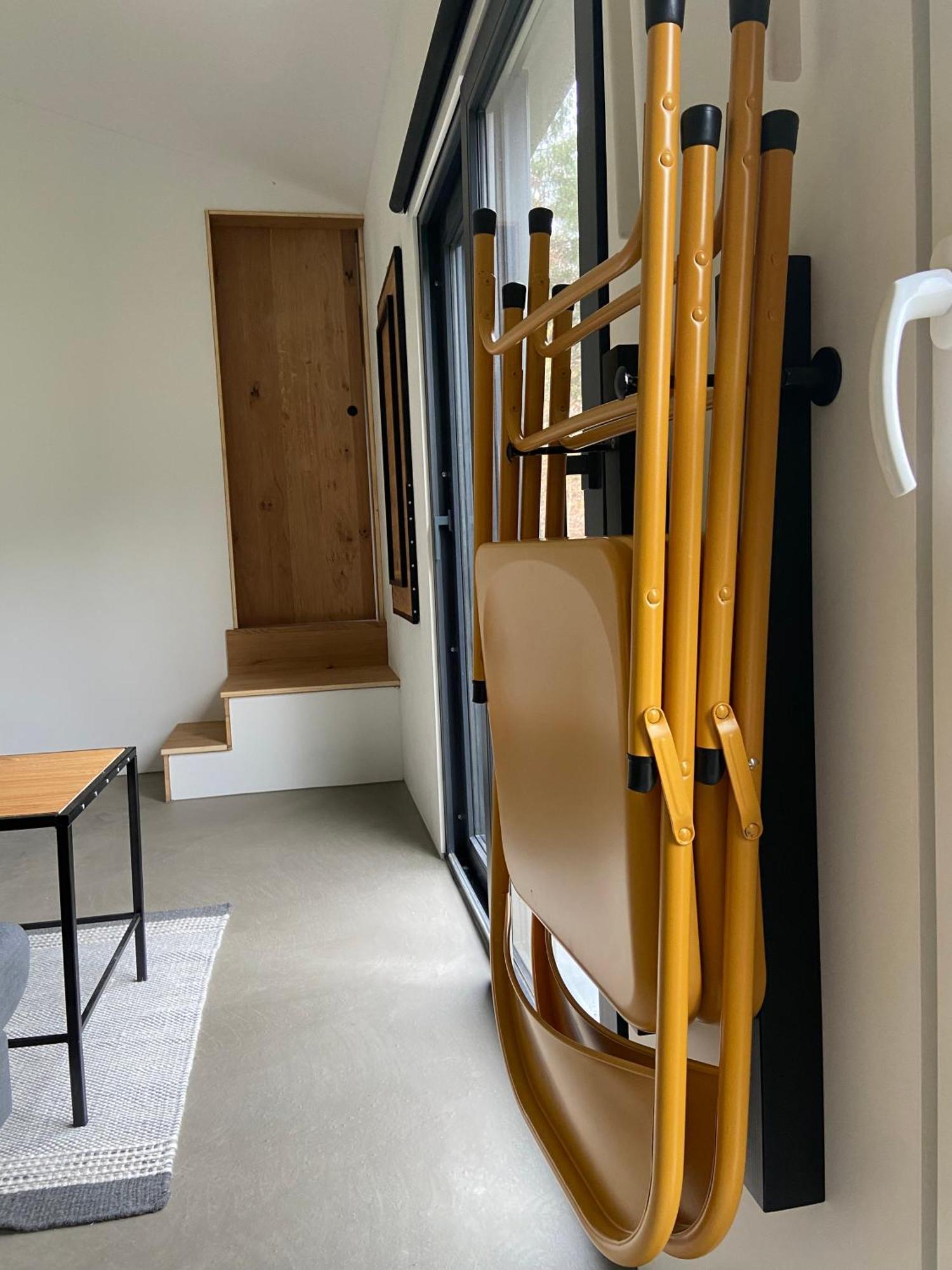 Modernes Tinyhouse Trailer Cabins Am Waldrand - Mit Seezugang Егинг Екстериор снимка